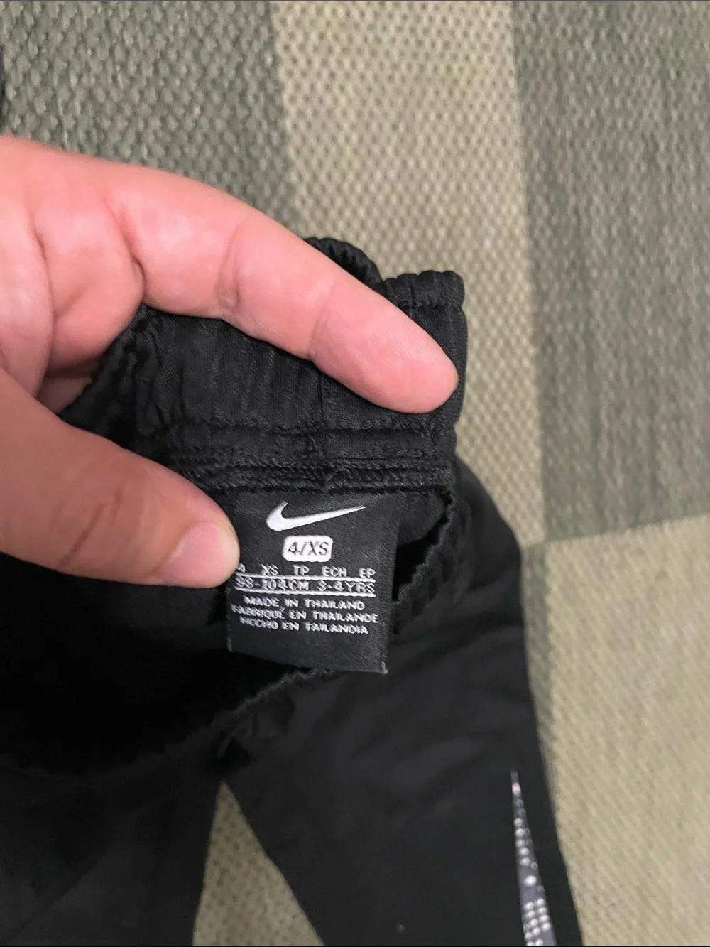 Nike Black and Gray Boys' Two-Piece Track Set